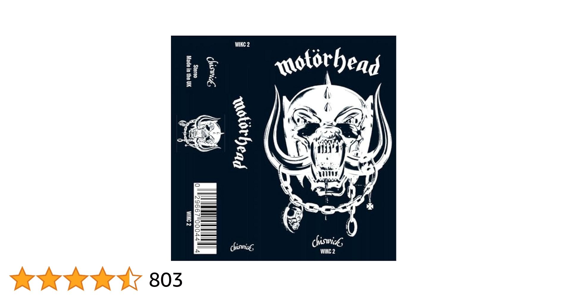 ヴィンテージ　Motörhead ポスター 2種類　1つはアルミ製￼￼￼ Amazon.co.jp: モーターヘッド(紙ジャケット仕様): ミュージック